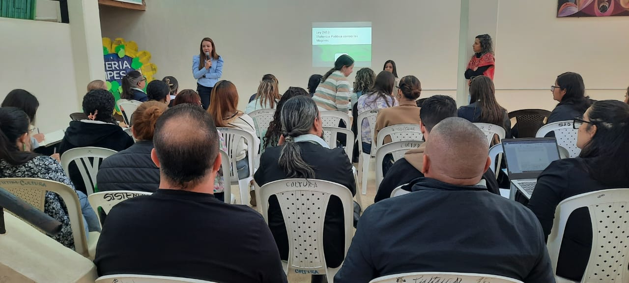 San Pedro de los Milagros avanza en la protección de mujeres políticas al socializar la Ley 2453 de 2025