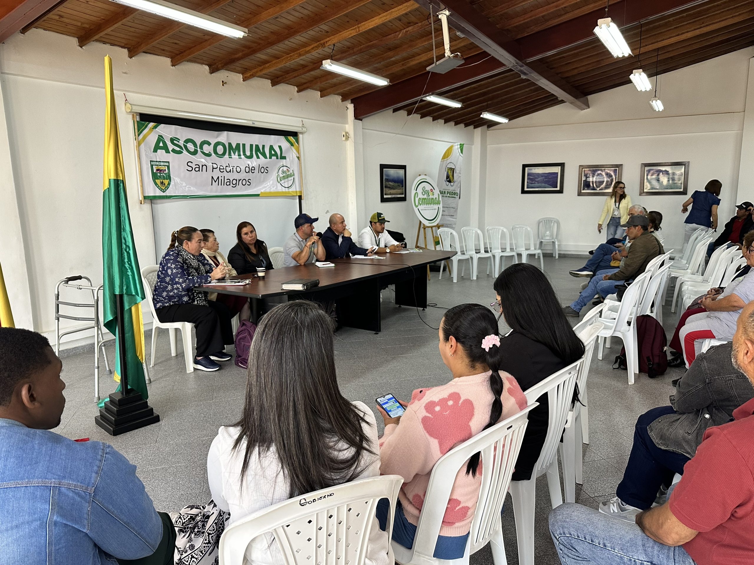 Asocomunal fortalece el diálogo entre las comunidades y la Administración Municipal de San Pedro de los Milagros